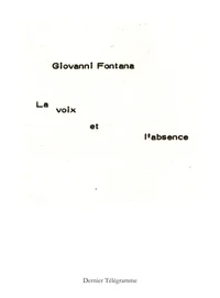 La voix et l'absence