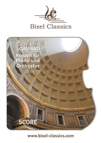 Giovanni Sgambati - Konzert für Piano und Orchester, Opus 15 - Score.
