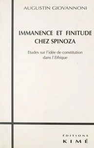 IMMANENCE ET FINITUDE CHEZ SPINOZA.