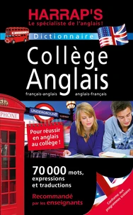 Dictionnaire Harrap's Collège Anglais