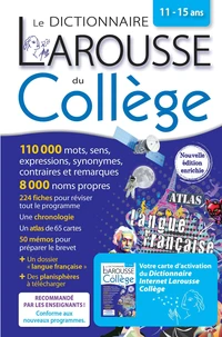 Le dictionnaire Larousse du Collège bimédia