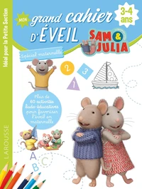 Mon grand cahier d'éveil Sam et Julia La maison des souris