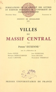 Gisèle Boyer et Monique Diebolt-Sirven - Villes du Massif central.