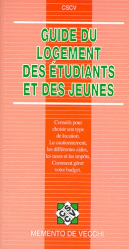 Gisèle Brenneur et Yvon Thomas - Guide du logement des étudiants et des jeunes.