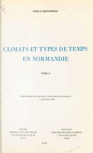 Climats et types de temps en Normandie (2)