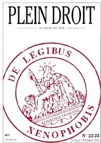  GISTI - De legibus xenophobis - 1993.