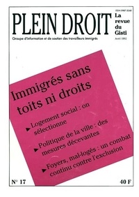  GISTI - Immigrés sans toits ni droits - 1992.