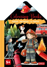 Colouring books. Les pompiers
