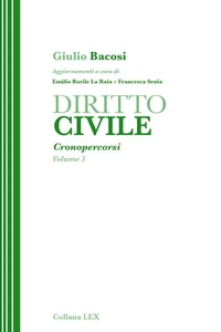 DIRITTO CIVILE - Cronopercorsi - Volume 3