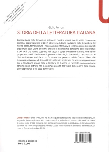 Storia della letteratura italiana. Dalle origini al Quattrocento