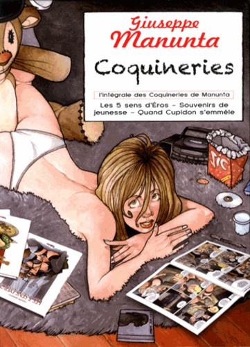 Giuseppe Manunta - Coquineries - Coffret 3 volumes : Les 5 sens d'Eros ; Souvenirs de jeunesse ; Quand Cupidon s'emmèle.