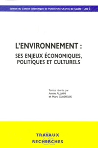 L'environnement.