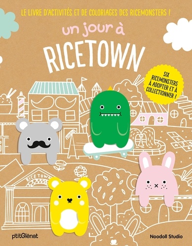  Glénat - Un jour à Ricetown - Le livre d'activités et de coloriages des Ricemonsters.