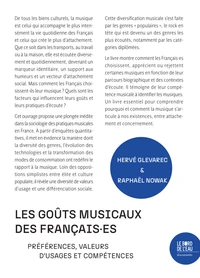 Les goûts musicaux des Français.es