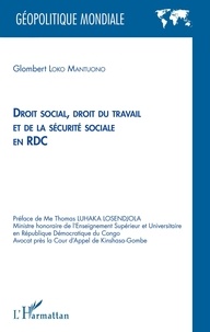 Glombert Loko Mantuono - Droit social, droit du travail et de la sécurité sociale en RDC.