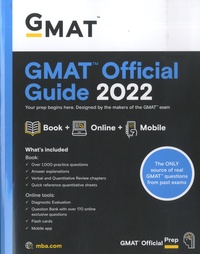  GMAC - GMAT Official Guide - Your prep begins here. Designed by the makers of the GMAT exam.