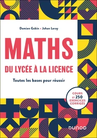 Maths du lycée à la licence