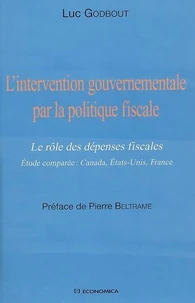 L'intervention gouvernementale par la politique fiscale