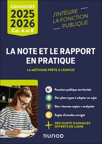 La note et le rapport en pratique