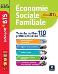 Le Volum' BTS - Economie sociale familiale