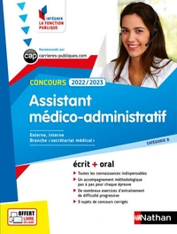 Concours Assistant médico-administratif Catégorie B