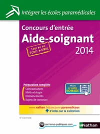 Concours d'entrée aide-soignant 2014