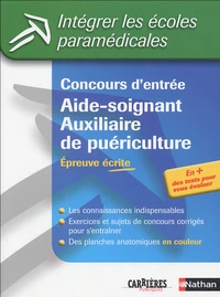 Concours d'entrée Aide-soignant/Auxiliaire de puériculture