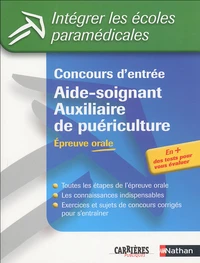 Concours d'entrée Aide-soignant/Auxiliaire de puériculture