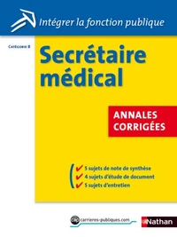 Concours Secrétaire médical Catégorie B
