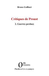 Critiques de Proust