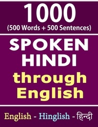  Gokila Agurchand - 1000 Hindi Words &amp; Sentences - Spoken Hindi Through English.