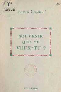 Souvenir, que me veux-tu ?
