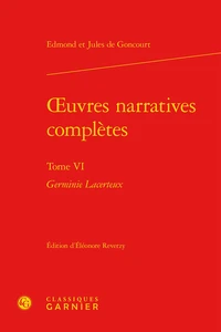 Oeuvres narratives complètes