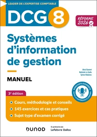 DCG 8 Système d'information de gestion - Manuel - Réforme 2026-2027