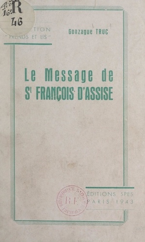 Le message de St François d'Assise