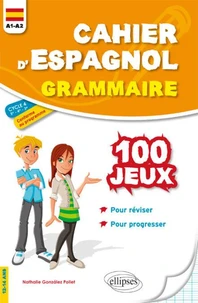 Cahier d'espagnol grammaire