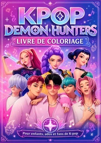 Livre de Coloriage Guerrières K-Pop