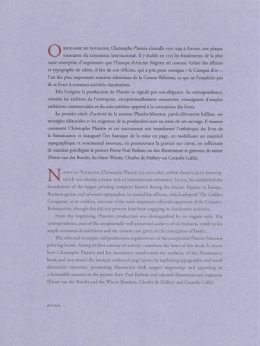 Un siècle d'excellence typographique : Christophe Plantin & son officine (1555-1655)