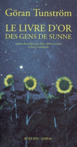 Göran Tunström - Le Livre D'Or Des Gens De Sunne.