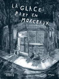 La glace part en morceaux