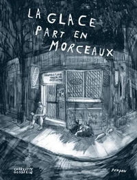 La glace part en morceaux