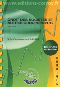 Droit des sociétés et autres groupements UE2 du DCG