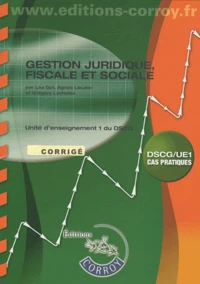 Gestion juridique, fiscale et sociale UE 1 du DSCG
