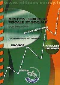 Gestion juridique, fiscale et sociale UE 1 du DSCG