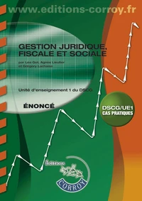 Gestion juridique, fiscale et sociale UE 1 du DSCG