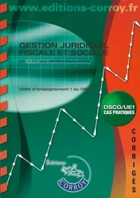 Gestion juridique, fiscale et sociale UE 1 du DSCG