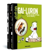  Gotlib - Gai-Luron  : Pack en 2 volumes : Tome 3, Gai-Luron rit de se voir si beau en ce miroir ; et tome 4, Gai-Luron et Jean-Pierre Liégeois (jeune lecteur du Var).