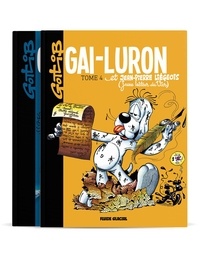  Gotlib - Gai-Luron  : Pack en 2 volumes : Tome 4, Gai-Luron et Jean-Pierre Liégeois (jeune lecteur du Bar) ; Tome 5, Gai-Luron fait rien qu'à copier.