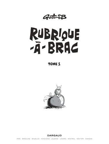 Rubrique-à-Brac Tome 1