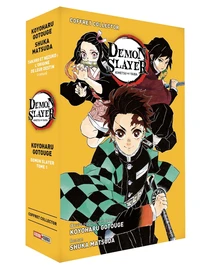 Coffret en 2 volumes : Demon Slayer Tome 1 ; Roman Tome 1, Tanjiro et Nezuko : L'origine de leur destin